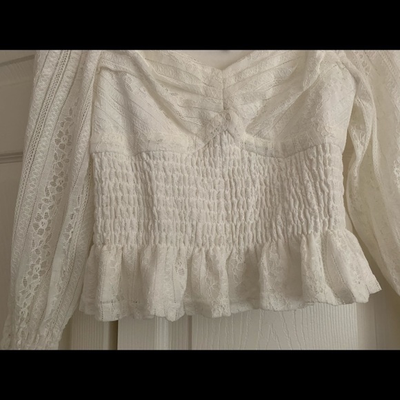 Cottagecore white top - Picture 3 of 5